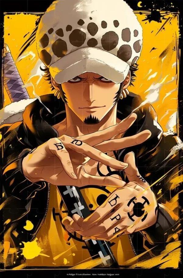 Hình ảnh hoạt hình ngầu nam one piece