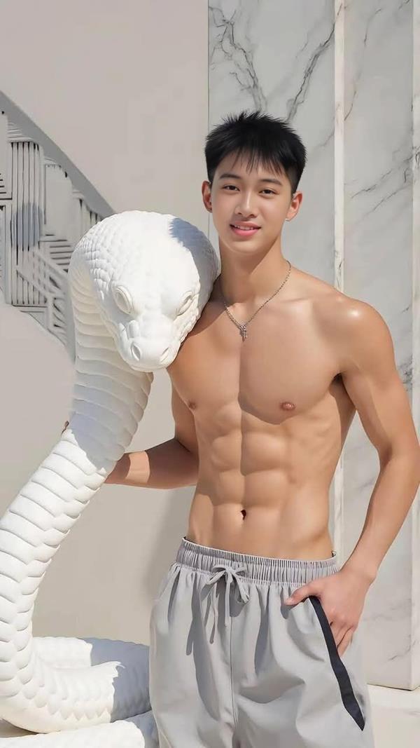 Ảnh trai body 6 múi cười tươi