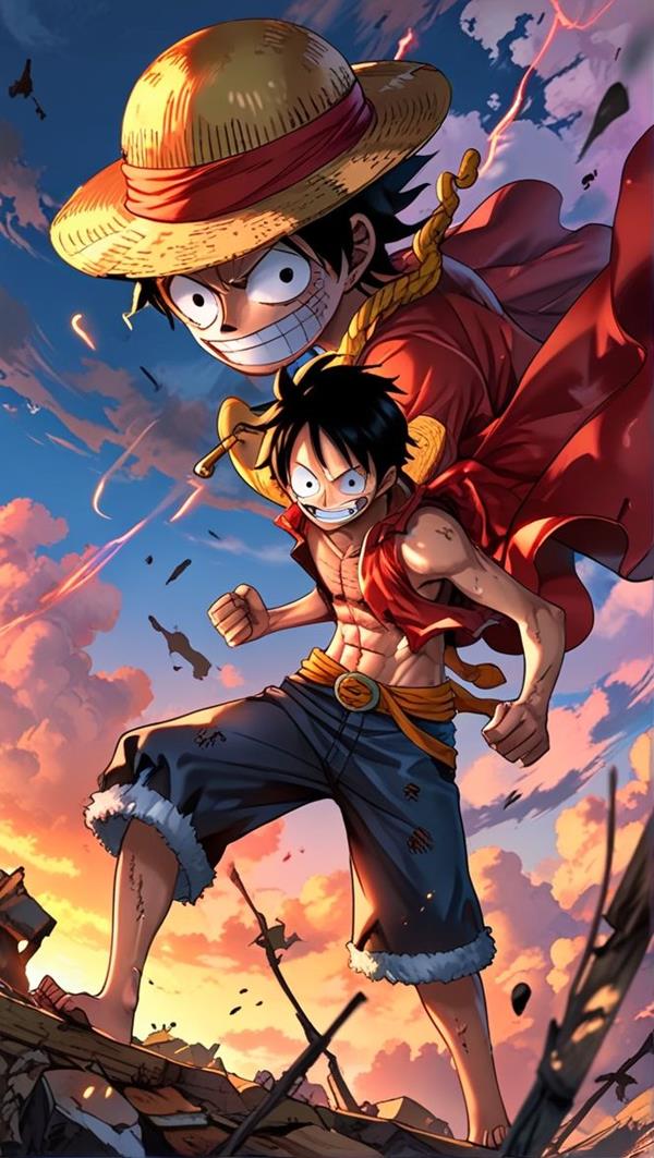 Trai đẹp hoạt hình one piece - Monkey D. Luffy
