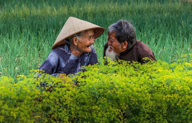 Hình ảnh ông bà trốn tìm