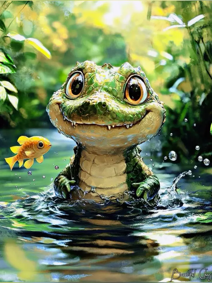 Hình Ảnh Con Cá Sấu Cute Làm Avt, Ảnh Đại Diện