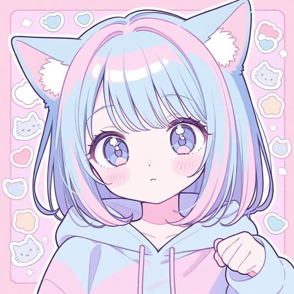 Avatar anime nữ cute chibi ngây thơ