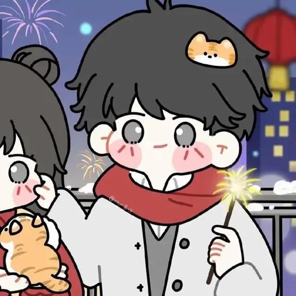 Ảnh đại diện đôi cute ngày tết 1b