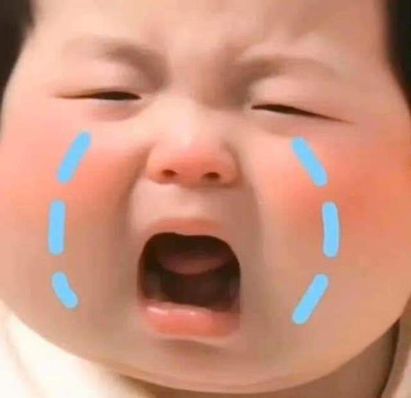Avatar cô bé cute khóc hài hước