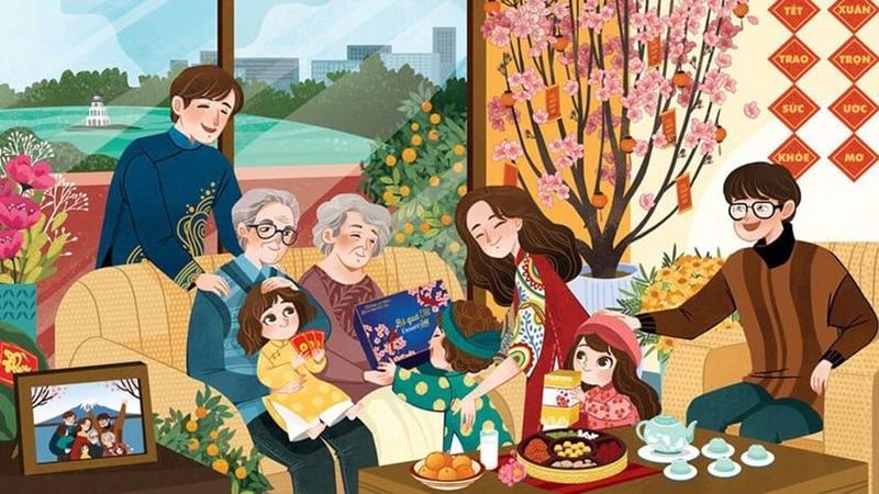 Hình nền gia đình hạnh phúc 3