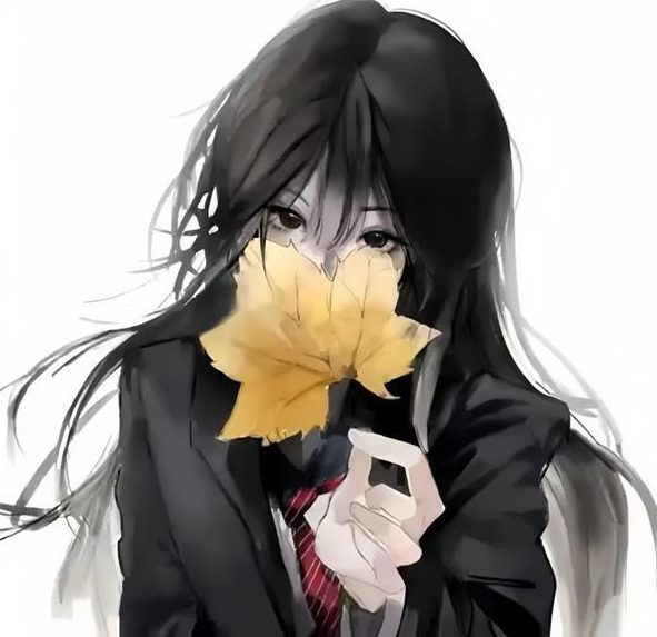 Avatar gái xinh che mặt anime