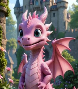 Ảnh đại diện, avatar khủng long hồng cute xỉu