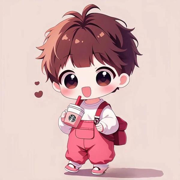Hình em bé trai chibi cute