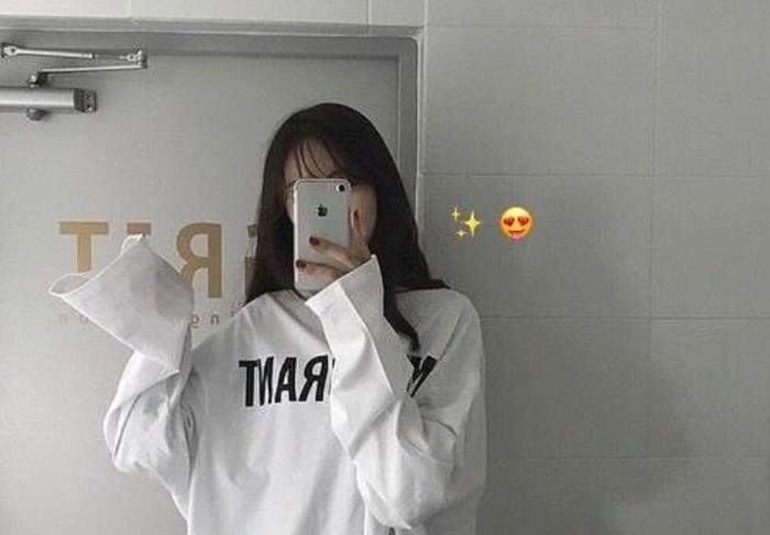 Gái xinh che mặt tóc ngắn xinh