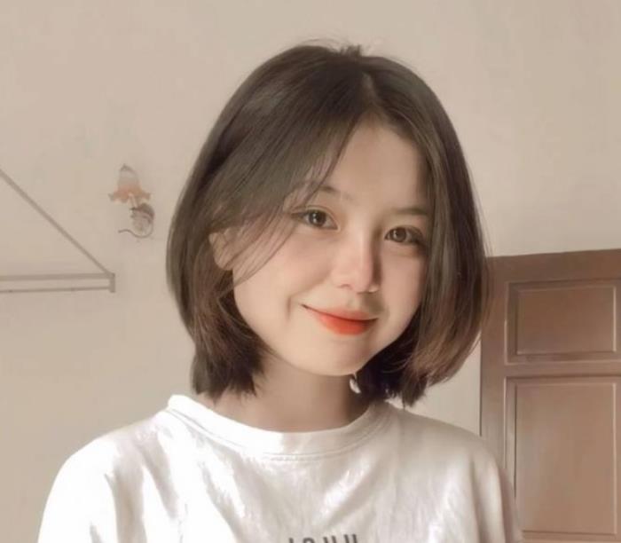 ảnh gái xinh tóc ngang vai 2k8