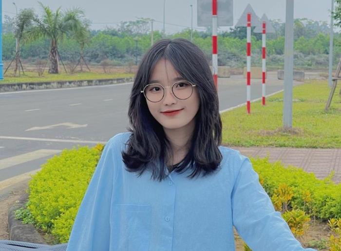 ảnh gái xinh tóc ngang vai dễ thương