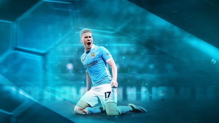 Ảnh Kevin De Bruyne 4K ăn mừng đầy cảm xúc.