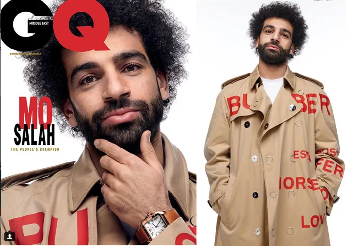 Ảnh Mohamed Salah trong những bộ ảnh quảng cáo