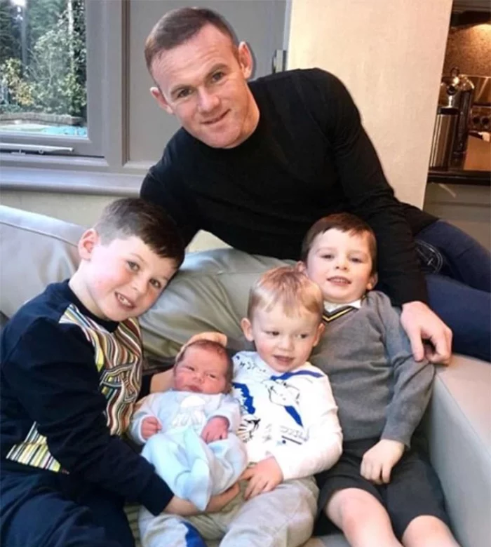 Ảnh đẹp Rooney cùng gia đình