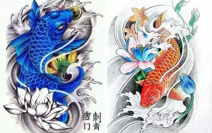 Hình Cá Chép Hóa Rồng 3D