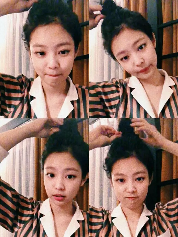 Ảnh của Jennie khi mặc đồ ngủ