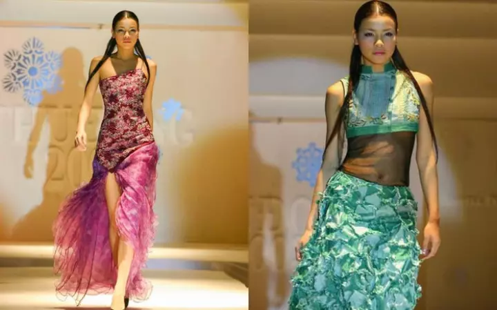 Hình Hồ Ngọc Hà trên sàn catwalk với phong cách cá tính