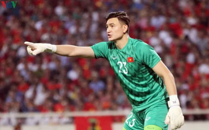 Ảnh Đặng Văn Lâm tại vòng loại World Cup