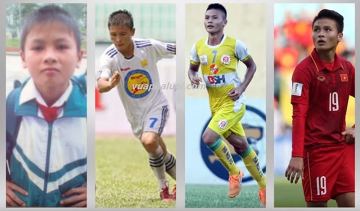 Ảnh Quang Hải thời thơ ấu