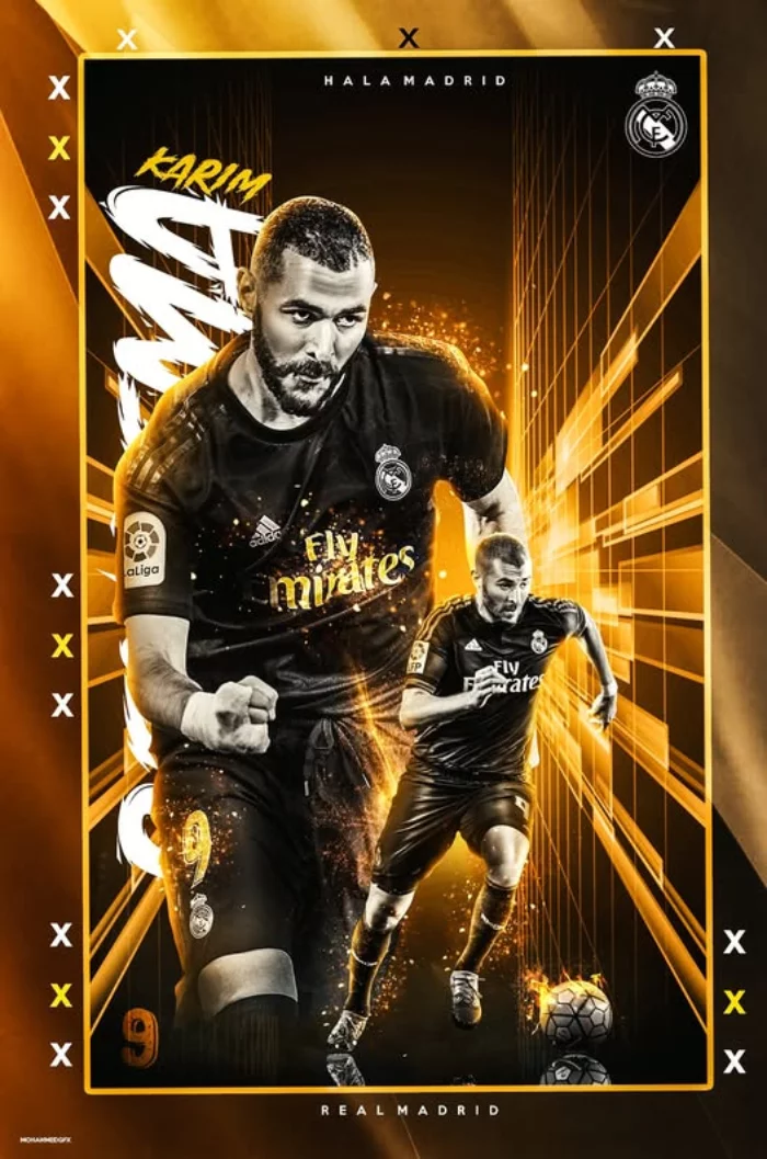 Ảnh nền Benzema 4K cho điện thoại