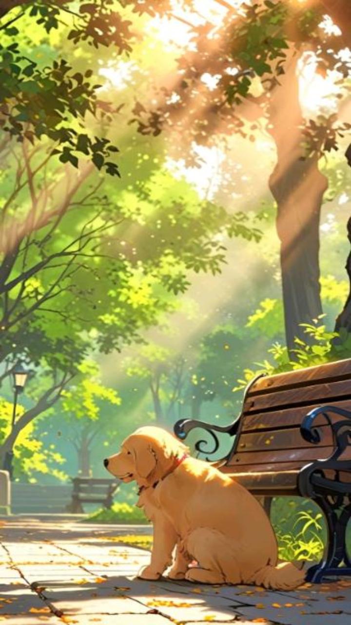 Hình nền chó hoạt hình cho điện thoại