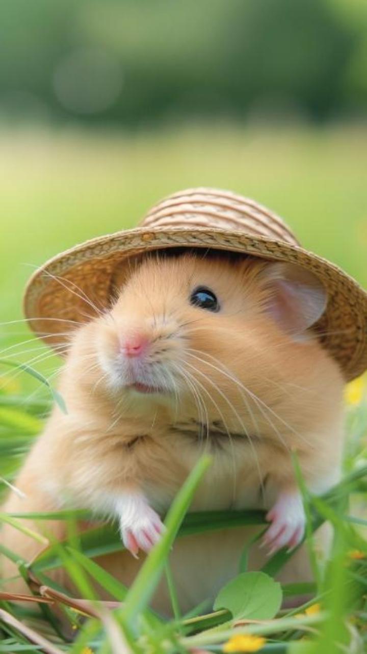 Hình nền chuột hamster dễ thương cho điện thoại 