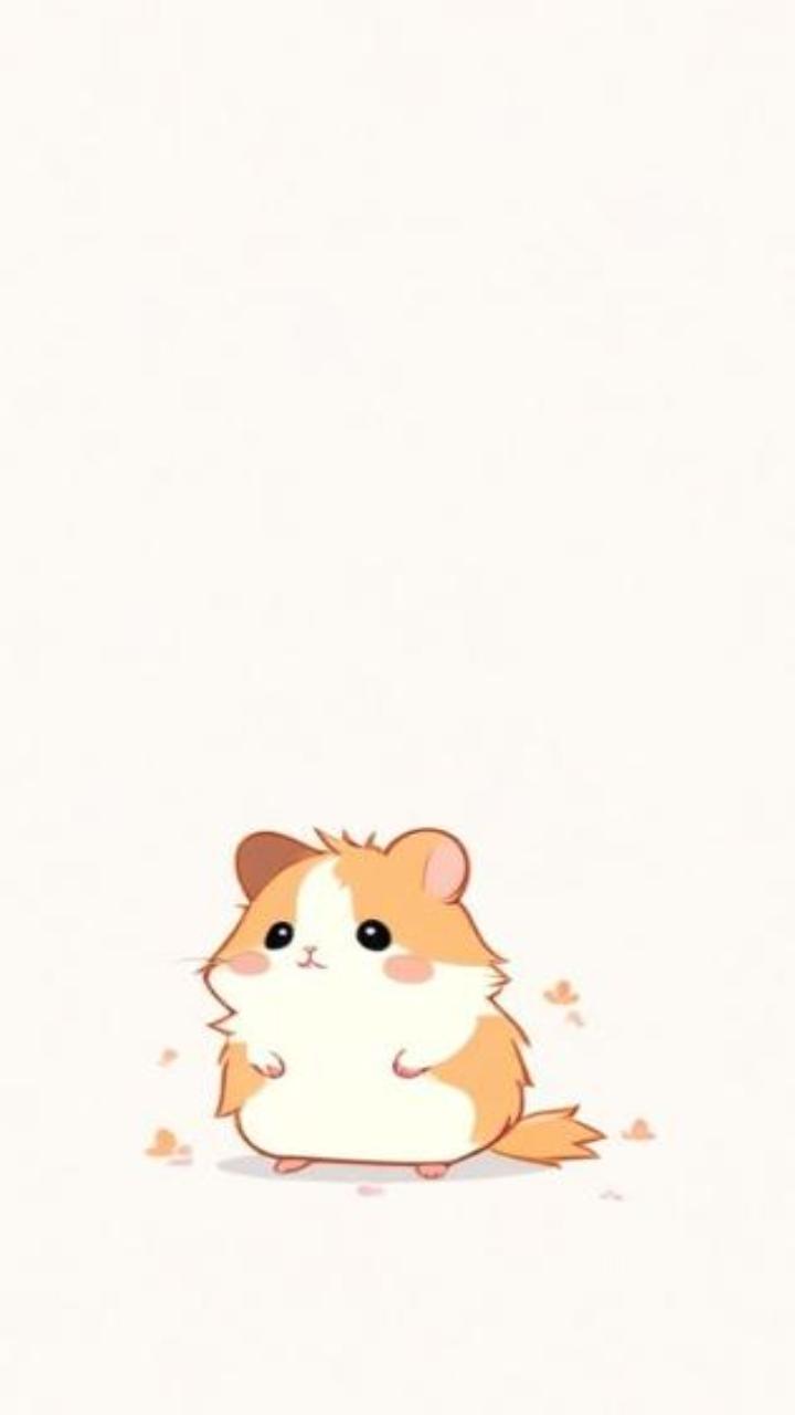 Hình nền chuột hamster dễ thương cho điện thoại 