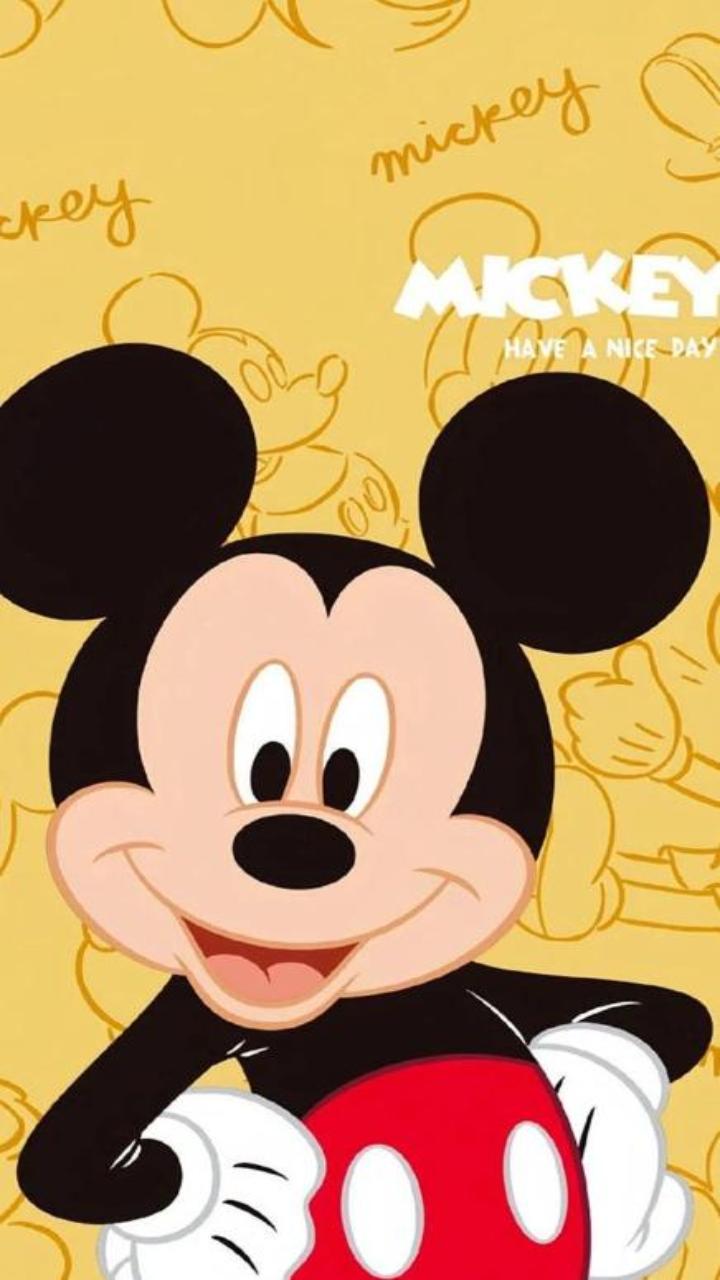 Ảnh nền chuột mickey cho điện thoại đáng yêu 