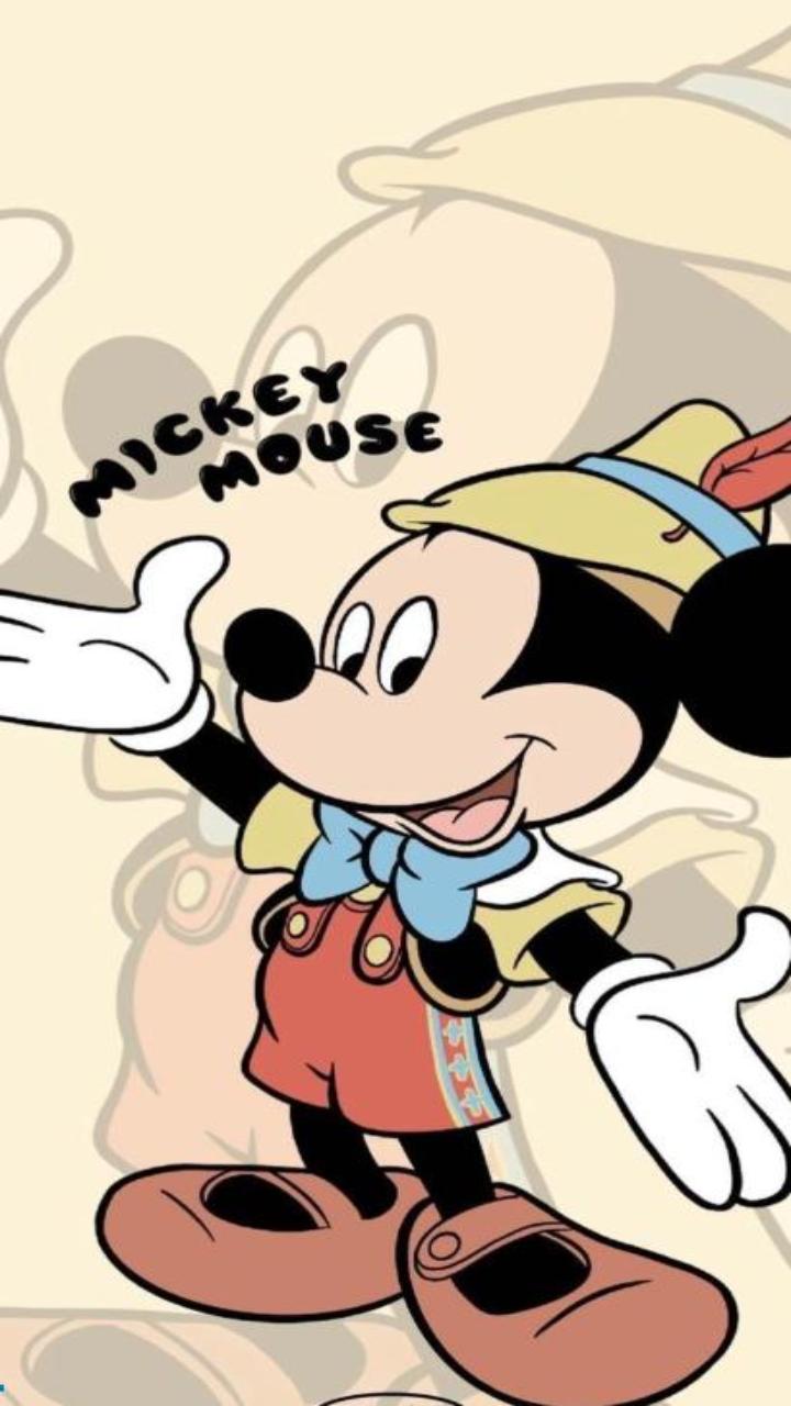 Ảnh nền chuột mickey cho điện thoại đáng yêu 