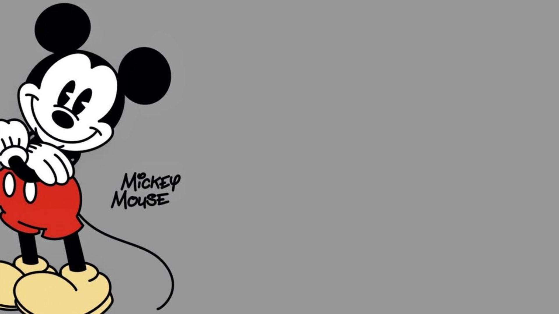 Chuột mickey ngộ nghĩnh hình nền máy tính 