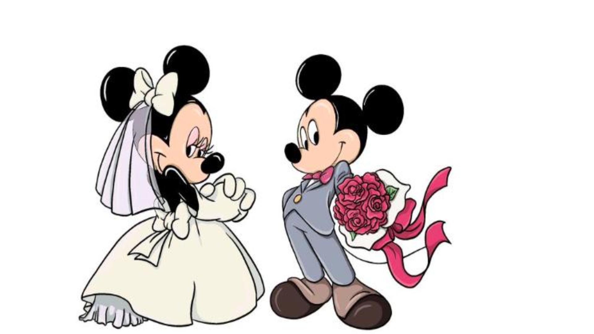Chuột mickey ngộ nghĩnh hình nền máy tính 