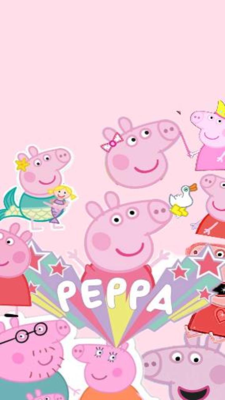 Heo Peppa đáng yêu làm hình nền cho điện thoại cute 