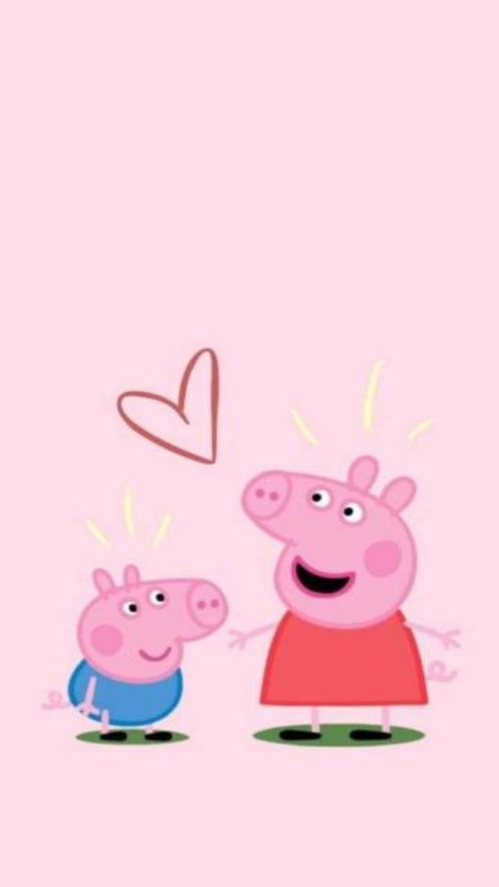 Heo Peppa đáng yêu làm hình nền cho điện thoại cute 