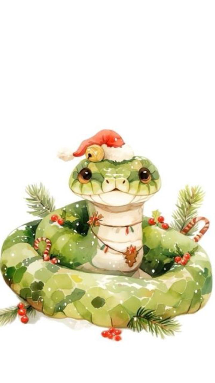 Hình nền điện thoại ảnh con rắn 3d cute 