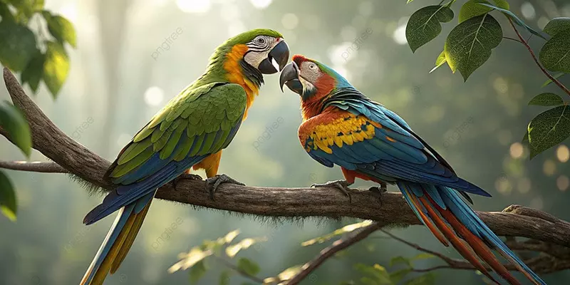 Hình nền vẹt rực rỡ