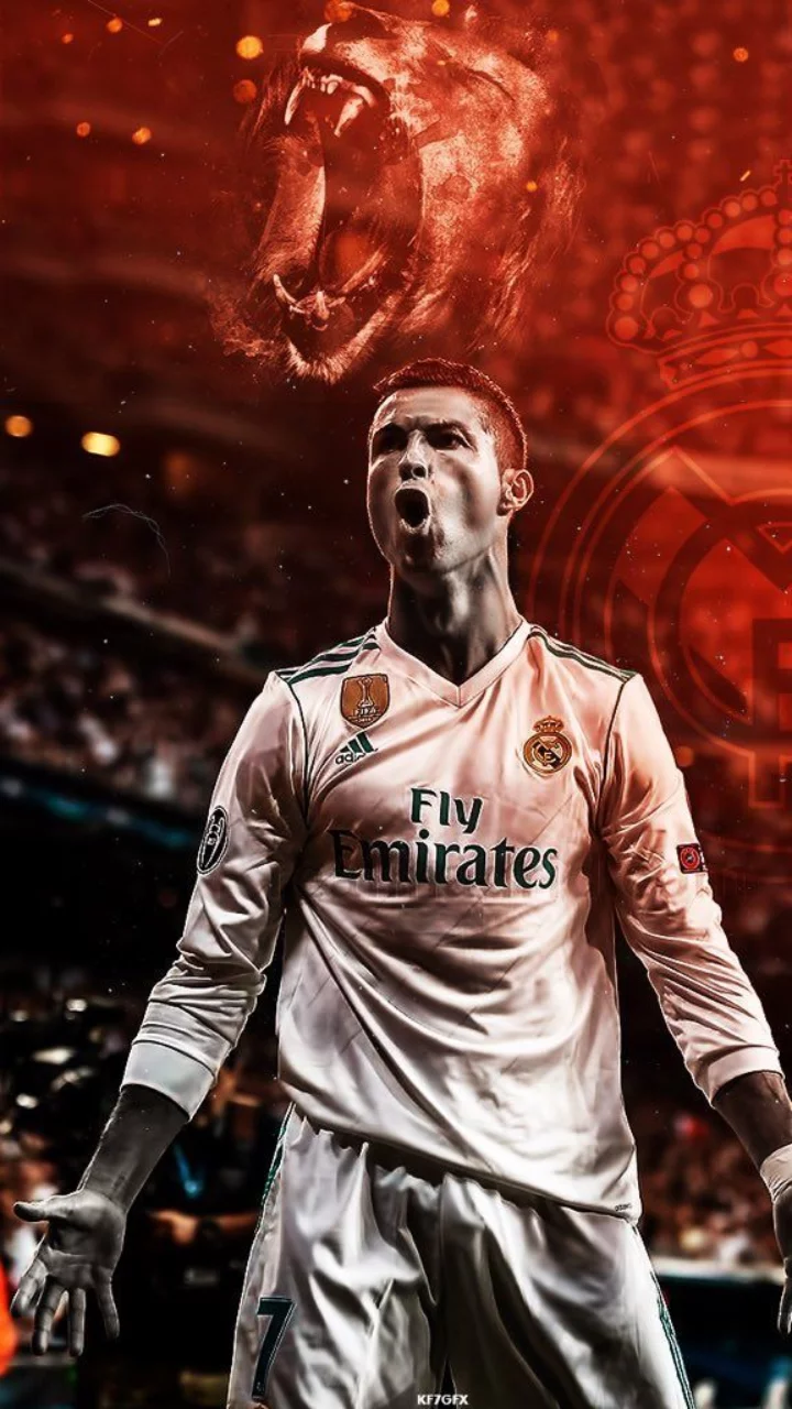 Ảnh CR7 4K ăn mừng bàn thắng.