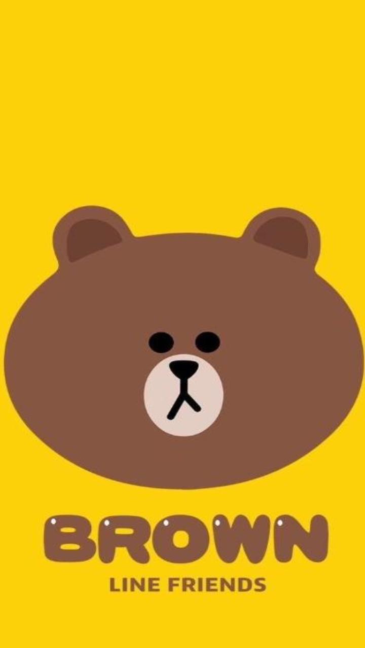 Gấu brown đáng yêu làm hình nền cho điện thoại