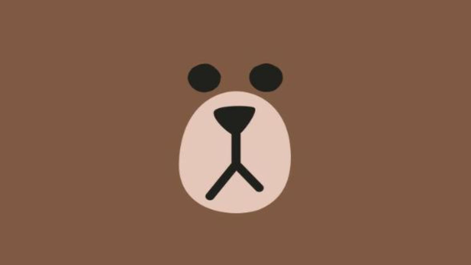 Hình nền PC ảnh chú gấu brown cute 