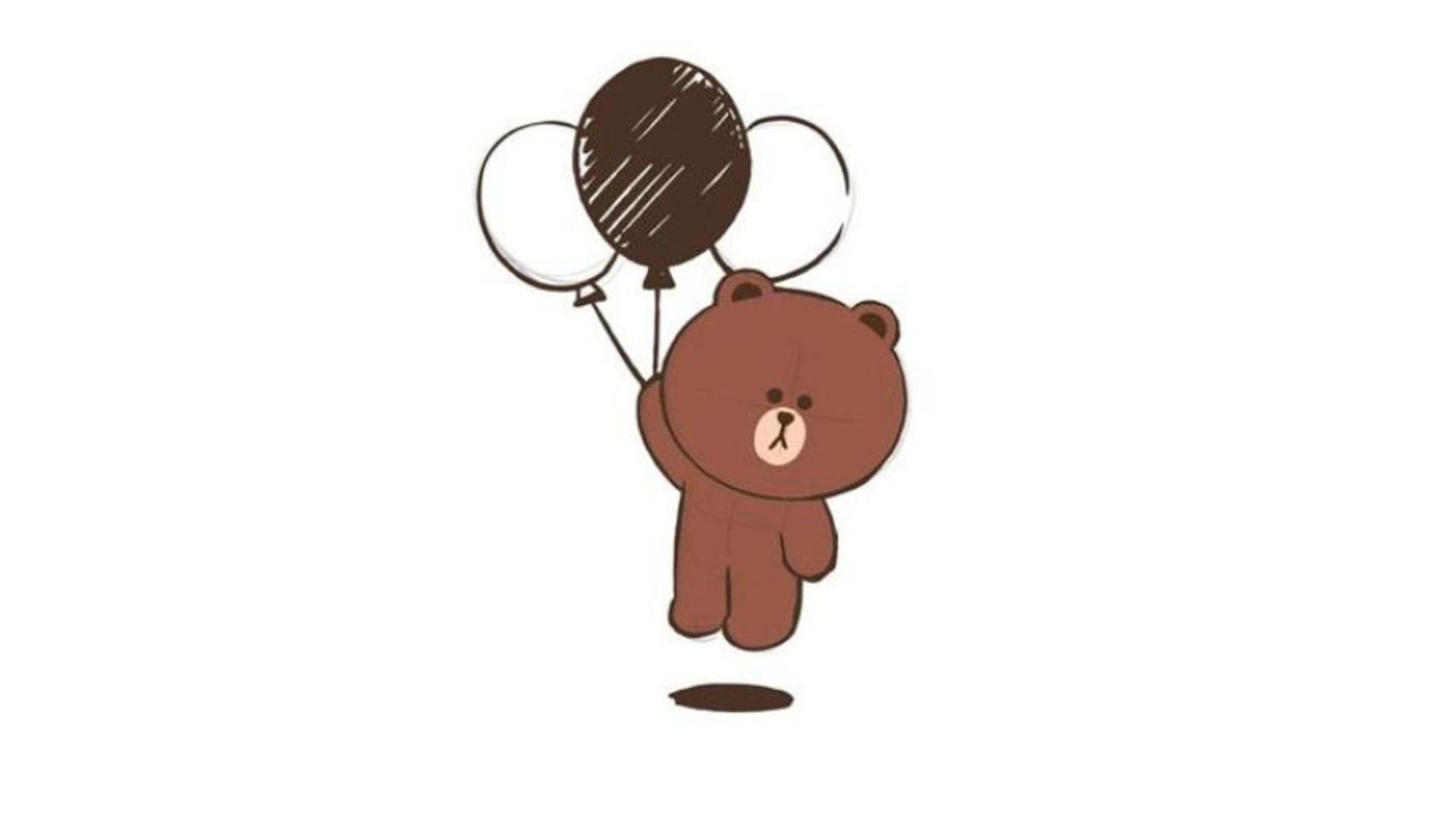 Hình nền PC ảnh chú gấu brown cute 