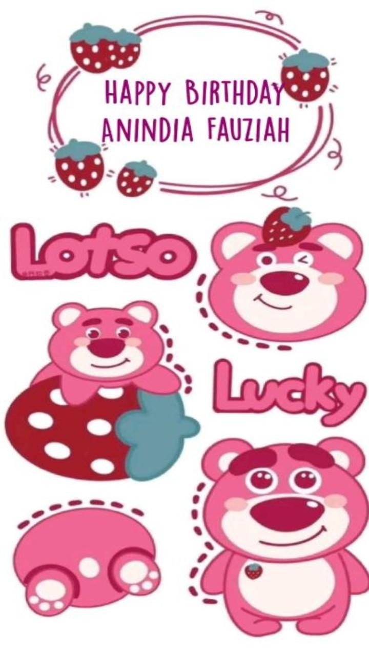 Ảnh nền điện thoại hình gấu lotso siêu ngộ nghĩnh 