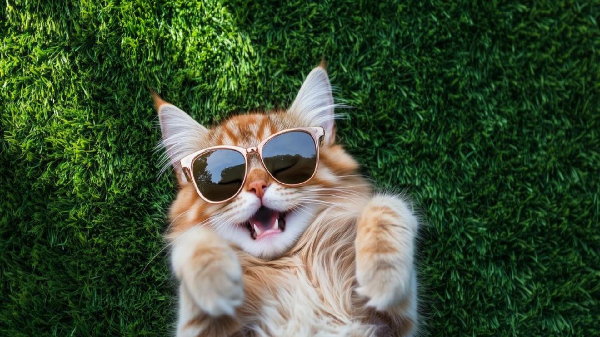 Hình nền mèo cute cho máy tính