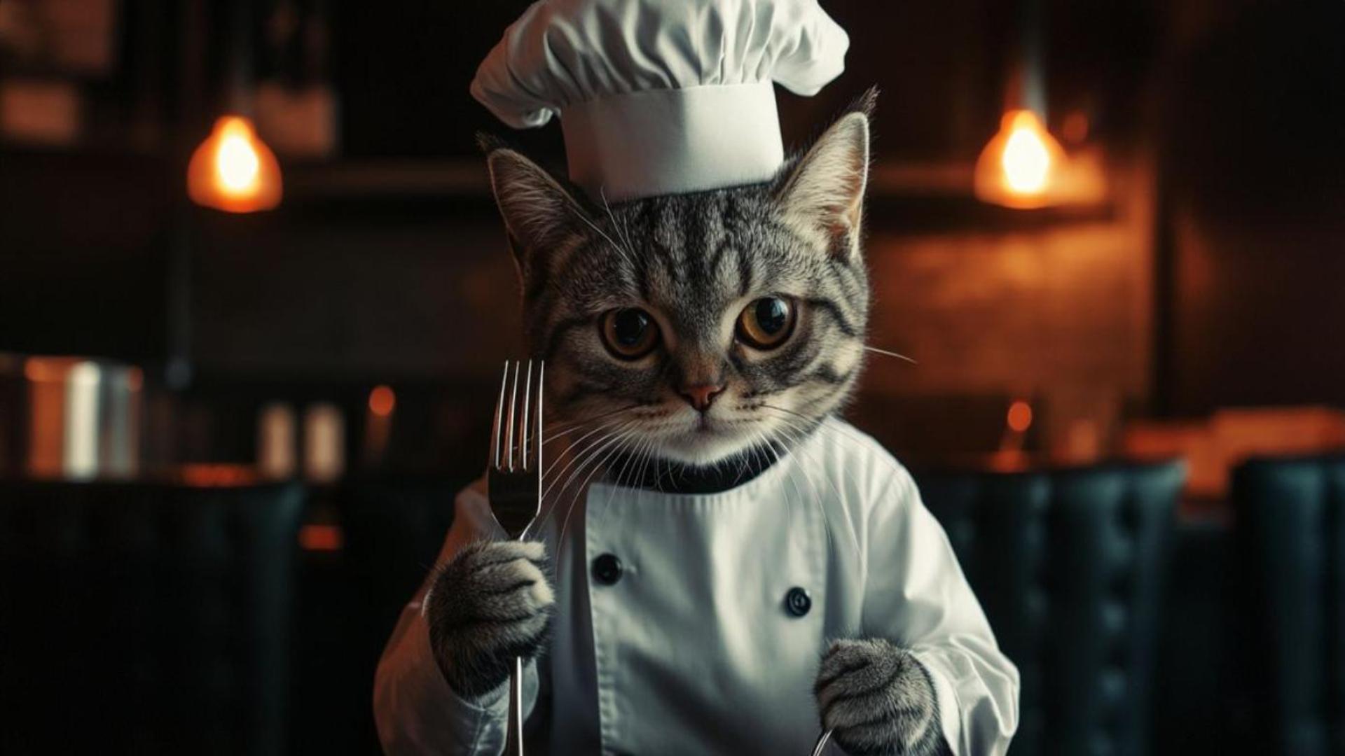 Hình nền mèo ngầu cho máy tính 