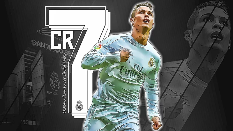 Ảnh nền máy tính CR7 4K siêu sắc nét.