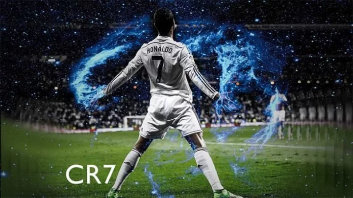 Hình nền Ronaldo với phong cách 4K siêu sắc nét.