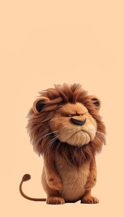 Hình nền sư tử cute miễn phí cho điện thoại, máy tính 