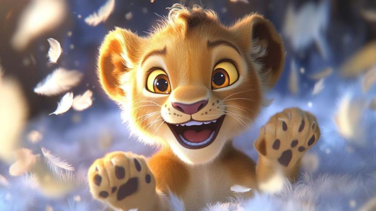 Hình nền sư tử cute miễn phí cho điện thoại, máy tính 