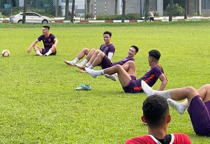 hình của Quế Ngọc Hải trong các buổi tập