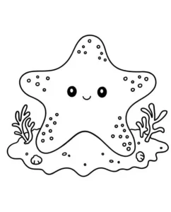 Hình Ảnh Chibi Sao Biển, Hình Vẽ Sao Biển Cho Bé Tập Vẽ