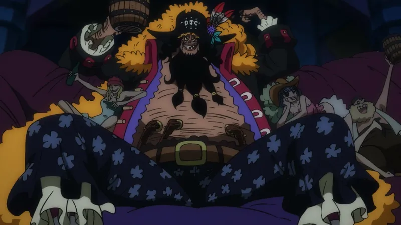 Hình ảnh Marshall D. Teach và sự thống trị trong toàn cầu One Piece