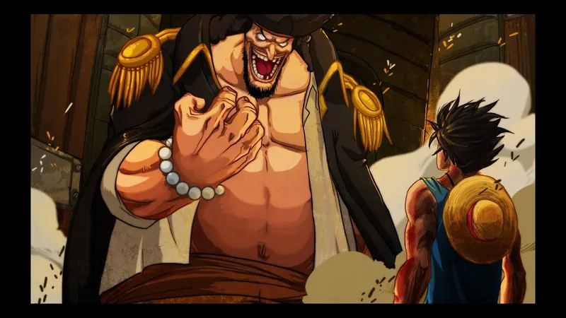 Hình ảnh Teach vs Luffy